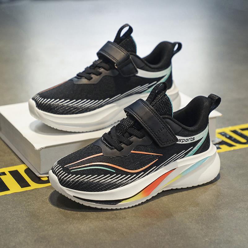 Children's running shoes Spring and summer mesh breathable, light, comfortable, fashionable and versatile students, middle and older children and b