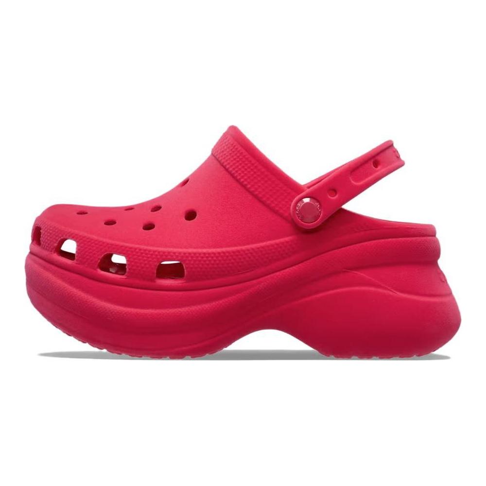 Crocs Bae Clog Velvet Simple Comfortable Clogs Women clogs Rose-Red 211919-7AQ