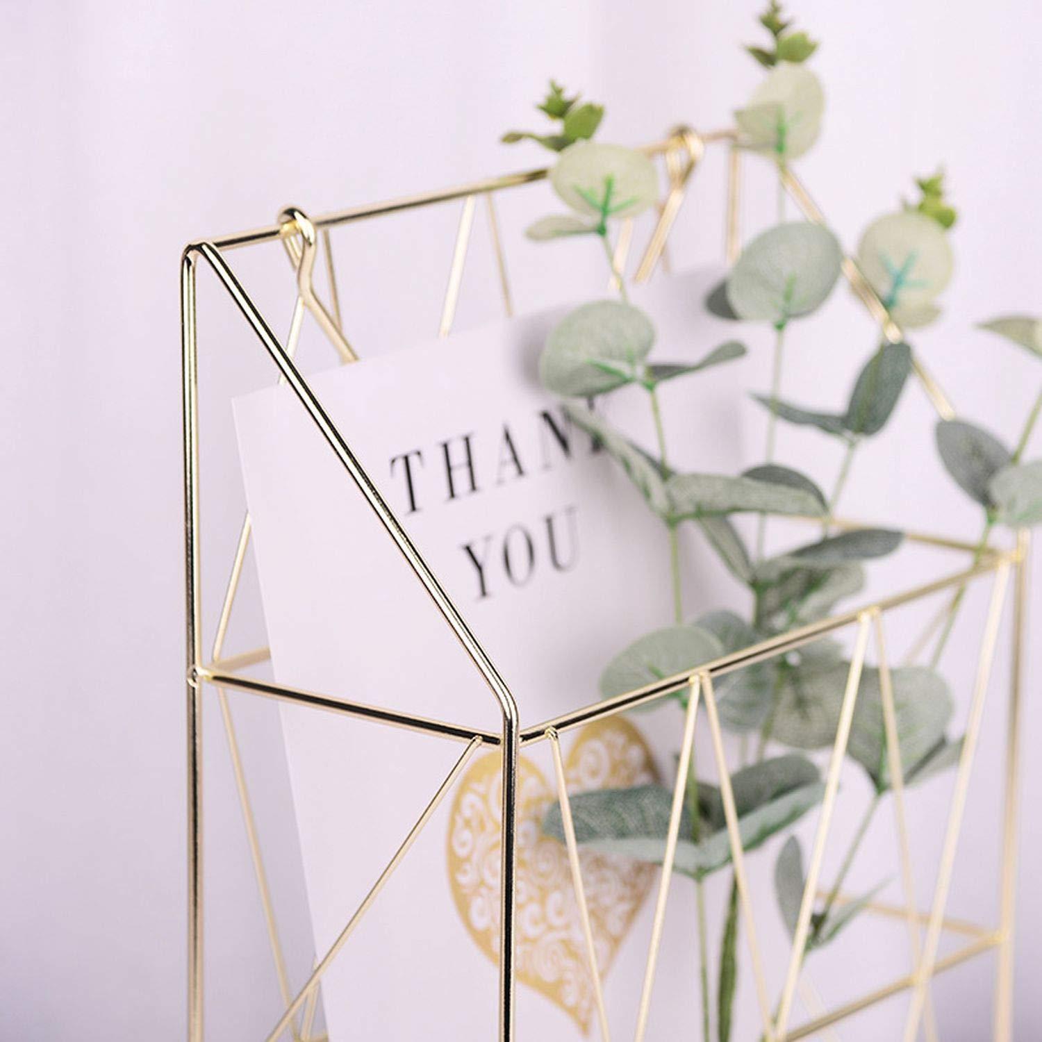 Storage Basket Nordic Metal Net Storage Basket Wall Hanging Portable Multifunction Rose Gold Storage Basket Desk Magazine Organi золотой