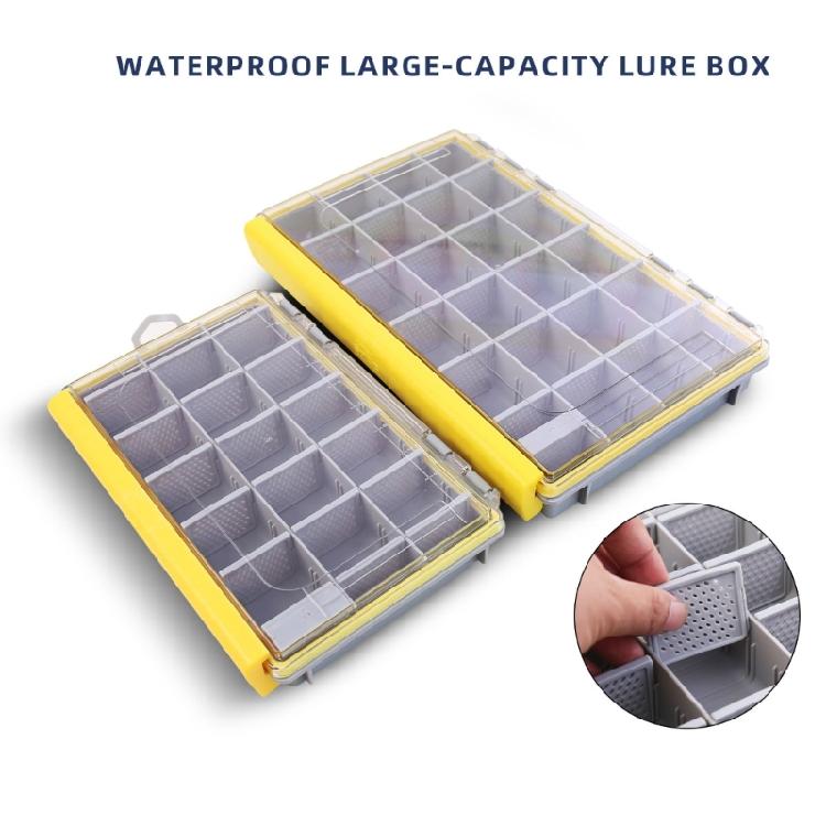 Fishing Tackle Box Portable Storage Trays Lure Organizers Storage Box Baits Separator Organizers with Removable Divider