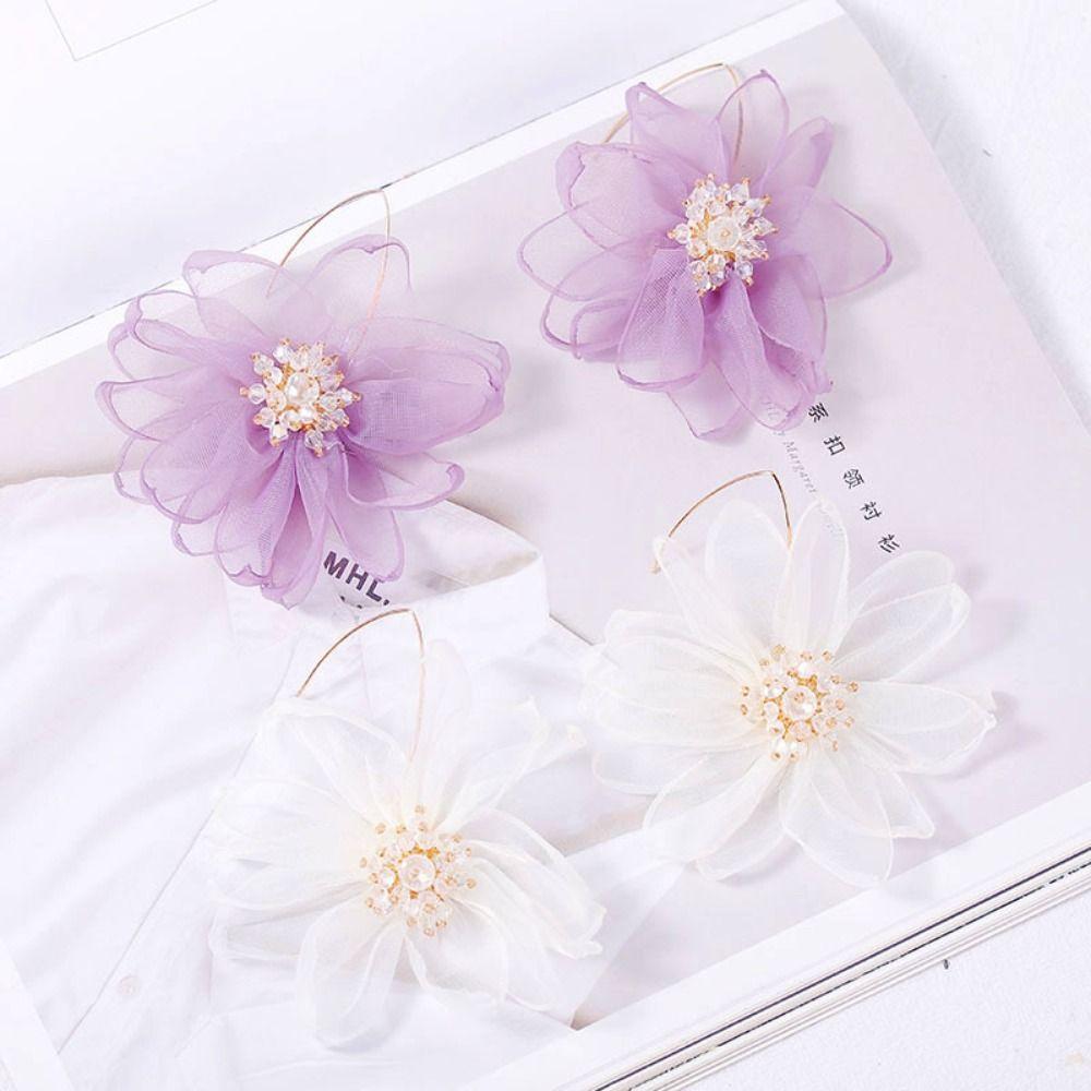 Bohemian Pastoral Design Korean Style Jewelry Women Earrings Flower Drop Earrings Fresh Earrings