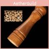 Pepper Wooden Salt Mill Set Antique Finish Culinary Preparation Decor Kitchen