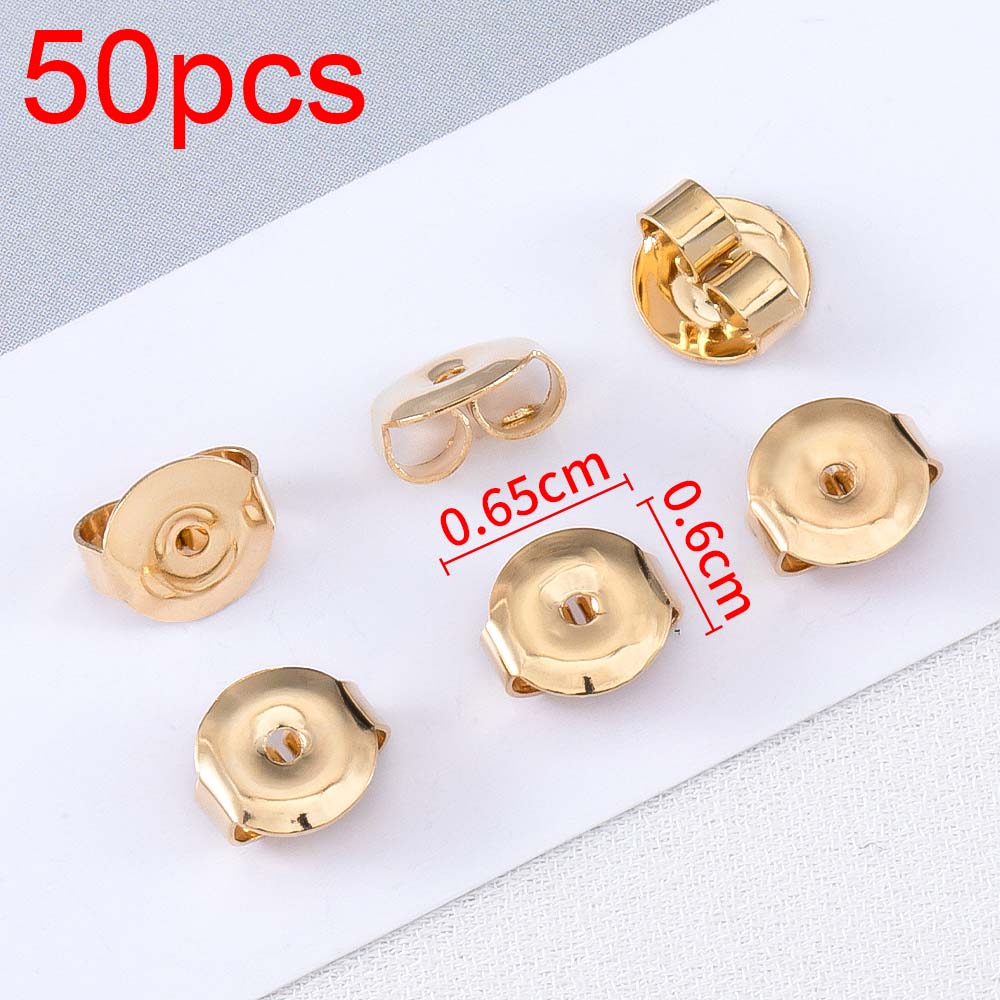 50pcs-1000pcs Soft Silicone Rubber Earring Back Stopper for Stud Earrings DIY Earring Findings Accessories Bullet Tube Ear Plugs