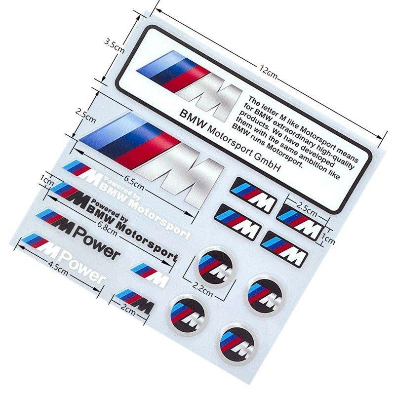 2026 Hot Motorcycle Car Helmet Body Reflective Decoration Sticker For BMW E90 E91 F20 E92 E93 E60 E61 F10 F07 E63 E64 F12 F13 F30 E87 F20