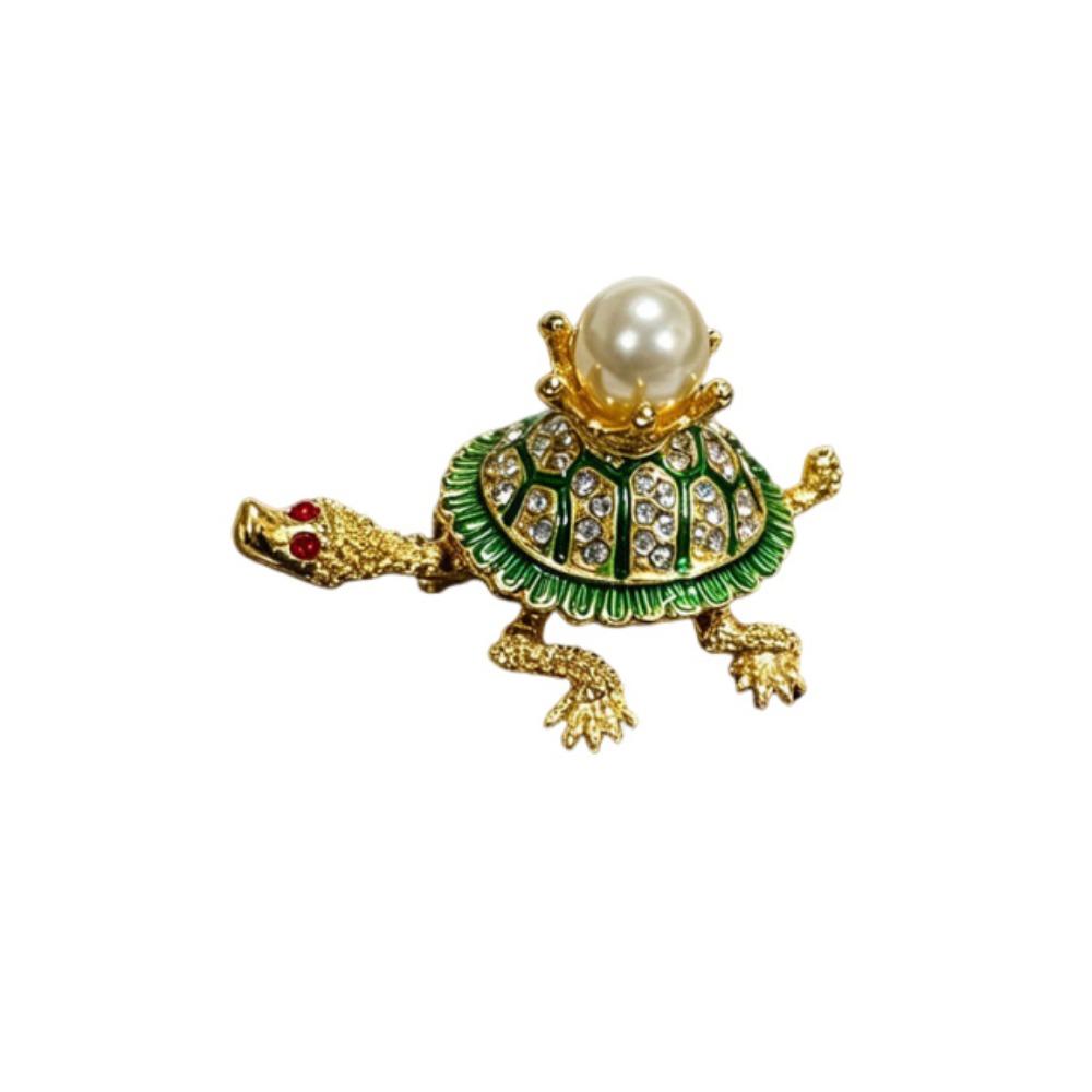 Retro Mini Jewelry Container Imitation Pearl Ring Storage Case  Home Decor зелёный