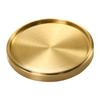 Coaster Cup Mats Protect Heat Resistant Mats Cup Tray Cup Coaster Copper Round Coasters Dining Table Holiday Decorations