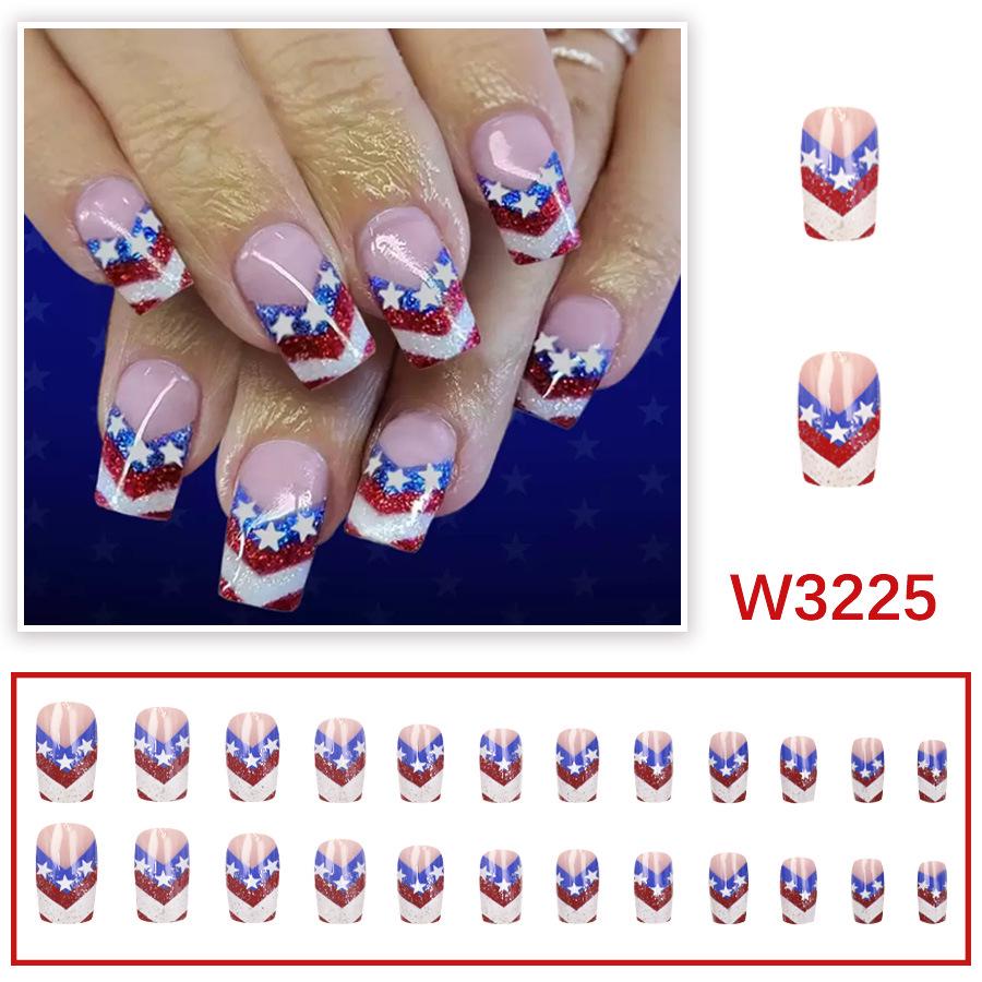 European & American Whitening Daily Wear Nail Art - Medium-Long Style