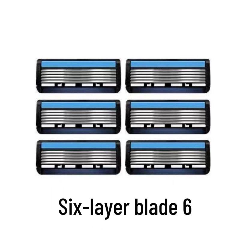 Imported Universal Six-Layer and Seven-Layer Blade Manual Razor with Holder