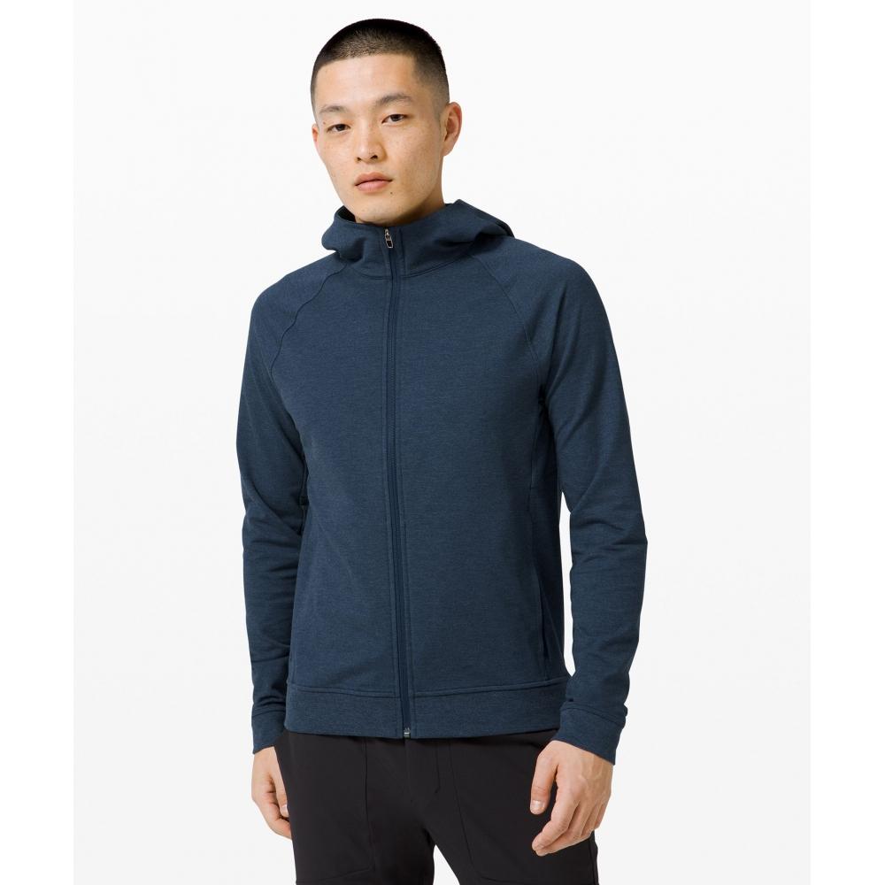 Lululemon City Sweat Full Zip Hoodie Heathered True Navy