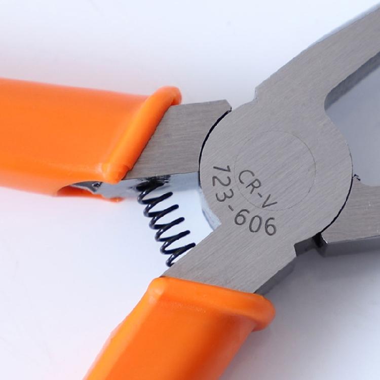 Efficient 6Inch Carbon Steel Diagonal Pliers with Precise Cutting Edges End Cutting Plierfor Various Cables and Wire