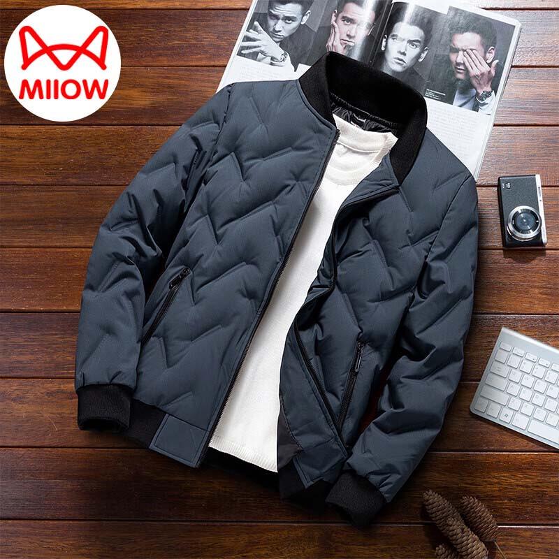 Maoren Men s Thickened Baseball Collar Down Jacket M