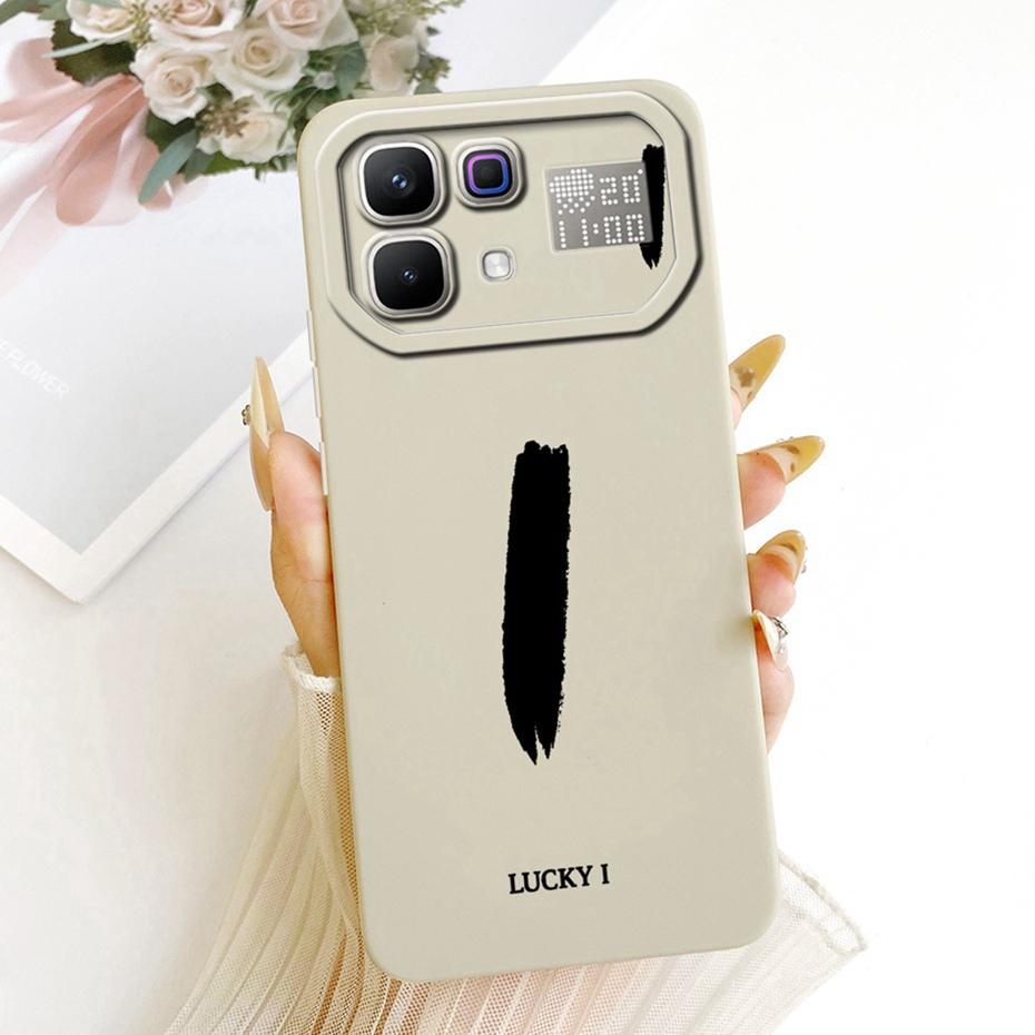 New Fashion Letter Phone Case For Infinix Note 60 Pro X6878 X6879 Soft Silicone Cases For Infinix Note 60 5G Note60 Pro Bumpers