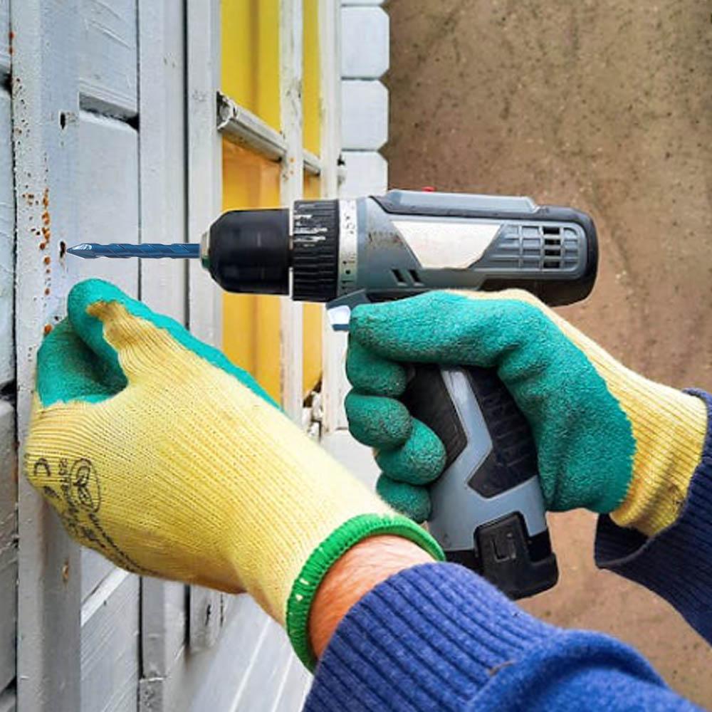 High Hardness Eccentric Drill Precision Drilling Tile  Drill Bit Triangle Tile Drill Set  Tile