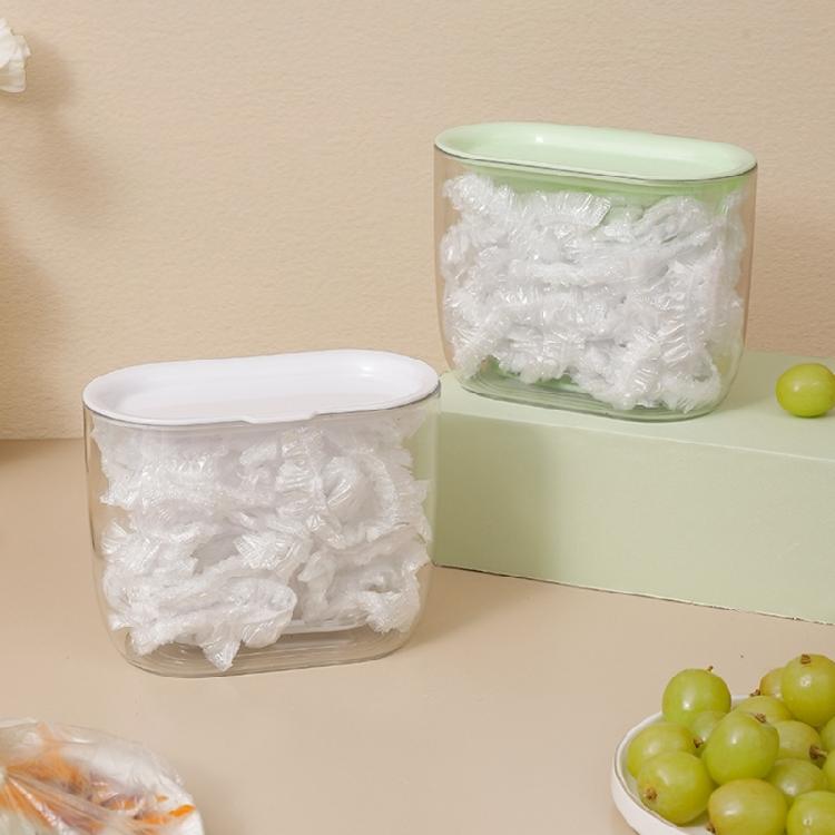 Clear Disposable Food Cover Storage Box Freshes Keeping Bag Organizer Wall-mounted Kitchen Plastic Wrap Container Gifts