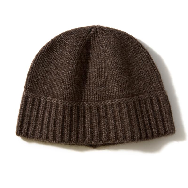 

New 100% Wool Knitted Hats Autumn Winter Women Pure Warm Fisherman Caps Ladies Outdoor Soft Sports Thicken Plush Hat Unisex кавовий