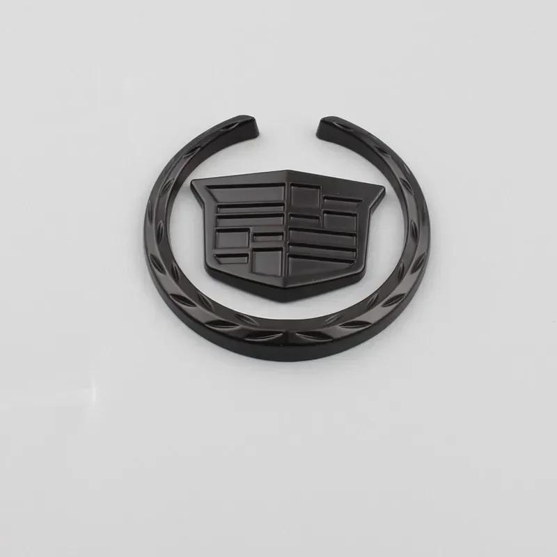 

1Pc Car Side Window Body Stickers Round Badge Decals for Cadillac ATS CTS DTS STS SLS SLR XLR BLS Seville Escalade Tiburon CT6