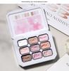 Flower Season Macaron Nine-Grid Pink Glue: High Saturation Colorful Versatile Whitening Solid Glue by HONEY GIRL