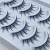 Ten Pairs of COS Little Devil Black Stem False Eyelashes: Sweet, Wild, and Curled for a Natural Look.