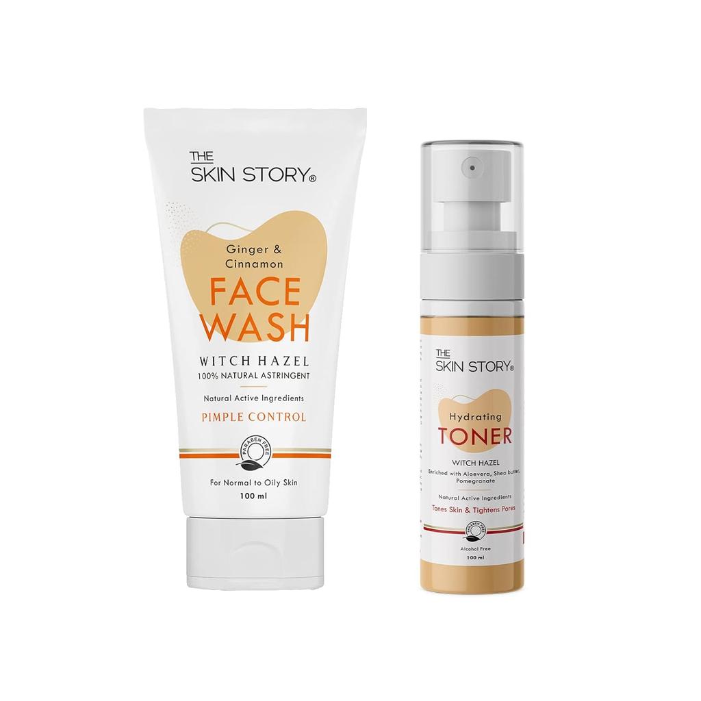 The Skin Story Pimple Care Duo (Face Wash + Toner)