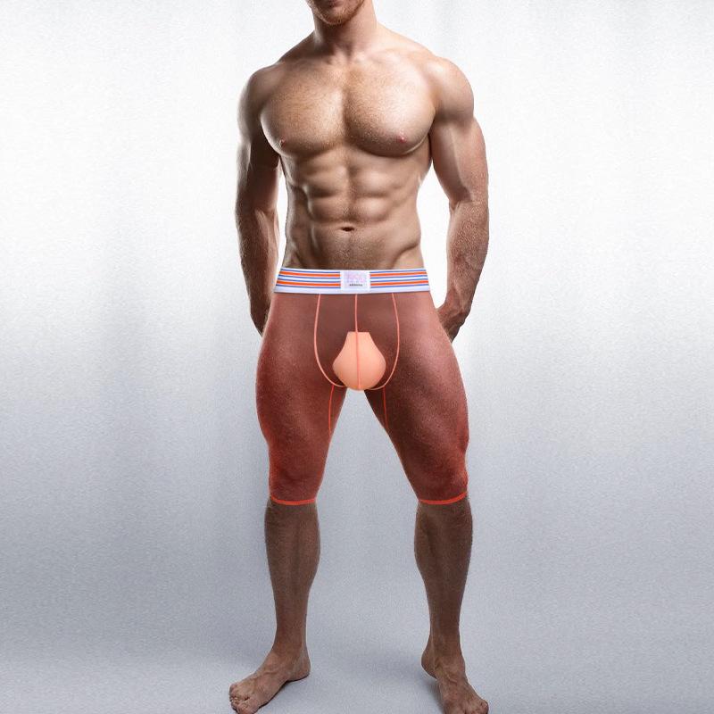 Grenzüberschreitende Herren Low Waist Sport Boxer Briefs - Sexy Stoff, Hüftlift, Ausbuchtungsverstärkende Unterwäsche