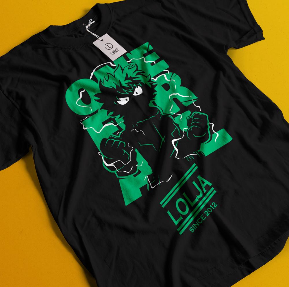 

Deku T-Shirt My Hero Academia Bakugo Katsuki Tee Anime Midoriya Dabi Shoto Shirt L