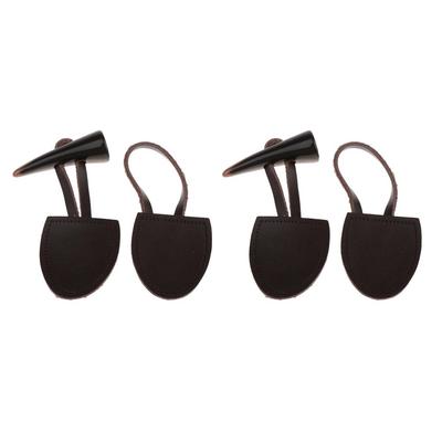 Horn Toggle Button Acrylic Leather Vintage Fastener Buckle Sewing Craft Accessories for Shawl and Handbag Decoration