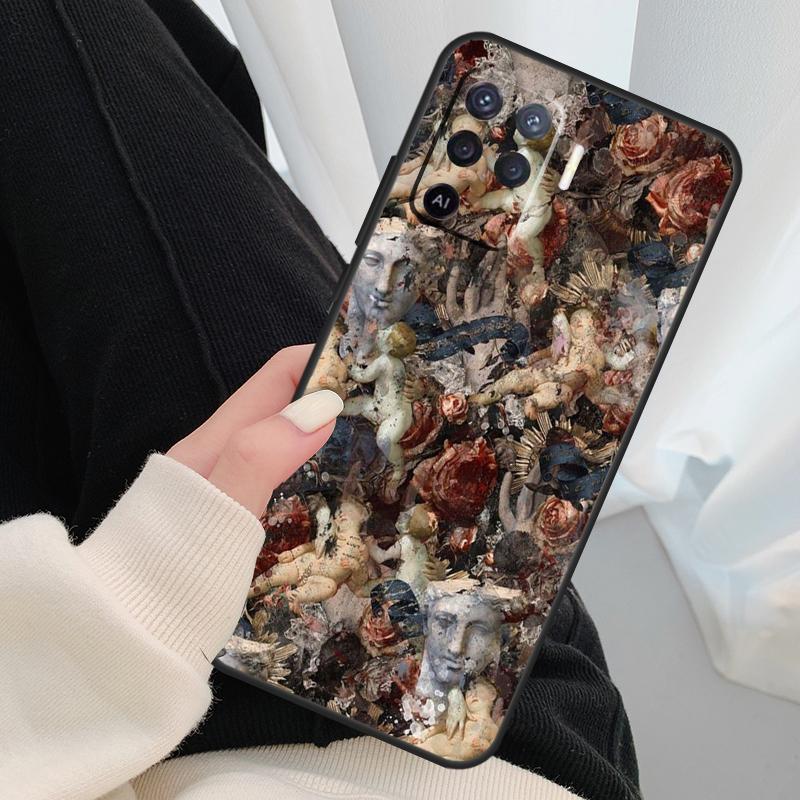 Renaissance Art Painting Case For Oppo A54 A74 A94 A18 A57 A17 A77 A38 A58 A78 A98 A80 A60 A40 A96 A76 A16 A15 A5 Pro
