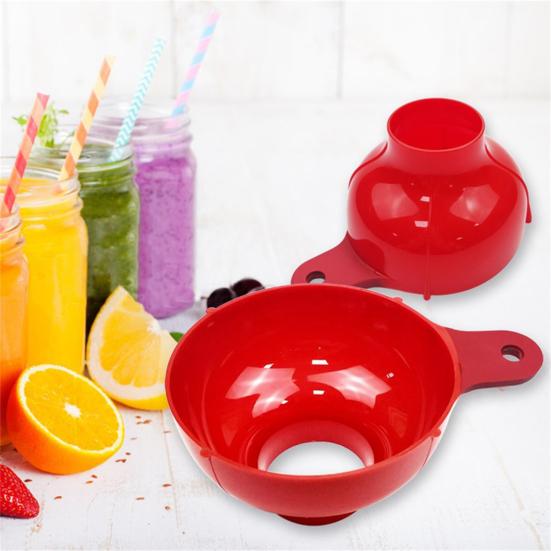 Wide Mouth Funnel for Kitchen Lab Camping Food Grade Plastic Funnel for Easy Pouring Less Spills Mess Versatile Canning Supplies