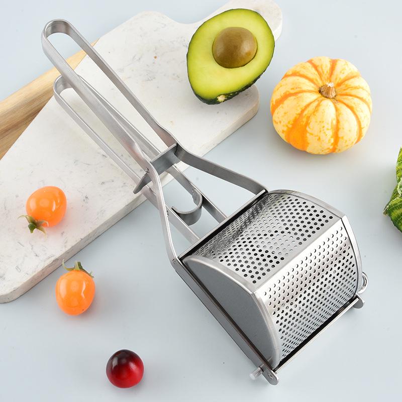 Stainless Steel Potato Masher & Ricer - Multipurpose Fruit Juicer