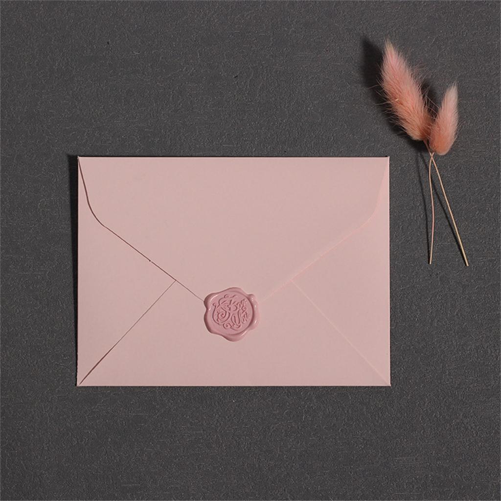 5 Pcs Pink Envelopes Paper Envelopes Romantic Envelopes Invitation Envelopes for Greeting Cards Party Invitations