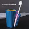 Dual-Layer Thickened Mouthwash and Toothbrush Cup - Student Dormitory and Household Use