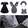 Maid Cosplay Halloween Costume for Jiangshi Gothic Lolita R-Dream Western-style Ghost/Zombie Costume, Gray, Adults, Women's, Cute, Gothic, Horror,