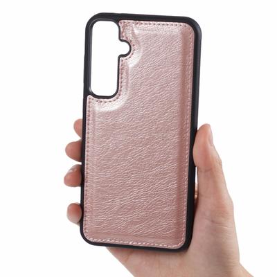 For Samsung Galaxy A54 5G Case Calf Texture PU Leather Anti-Fingerprint Back Phone Cover