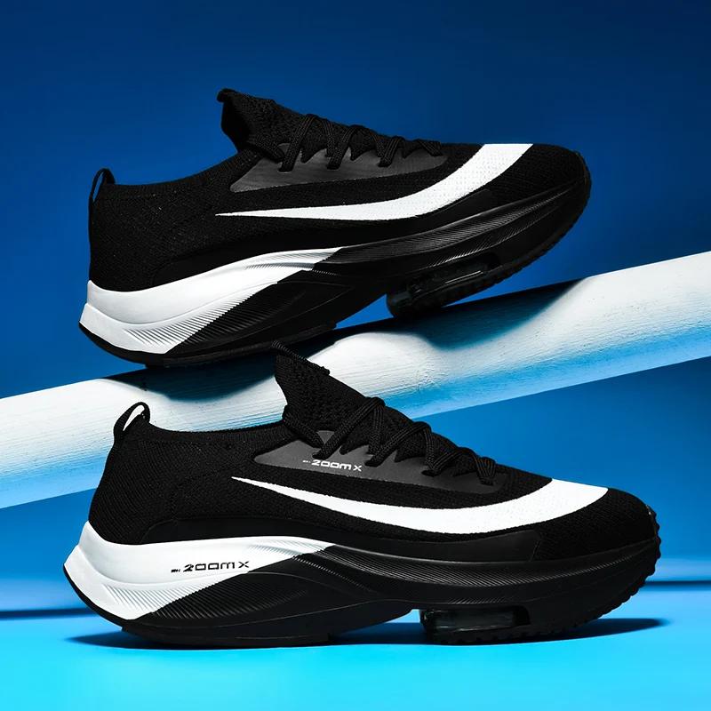 New 2024 Men Running Shoes Breathable Outdoor Sports Shoes Lightweight Sneakers for Men Comfortable Athletic Training Footwear
