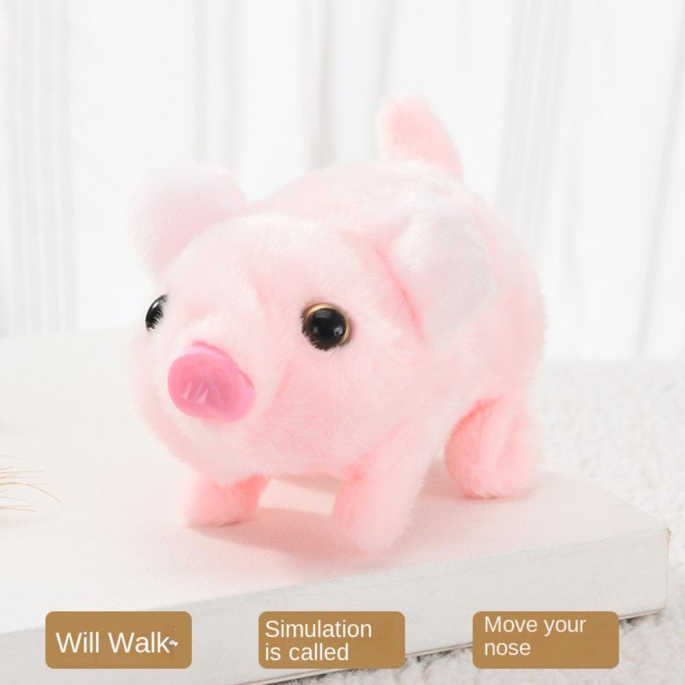 With Sound Electronic Pig Can Walk Walking Moving Pet Toys Electric Simulation Pig  Children Gifts