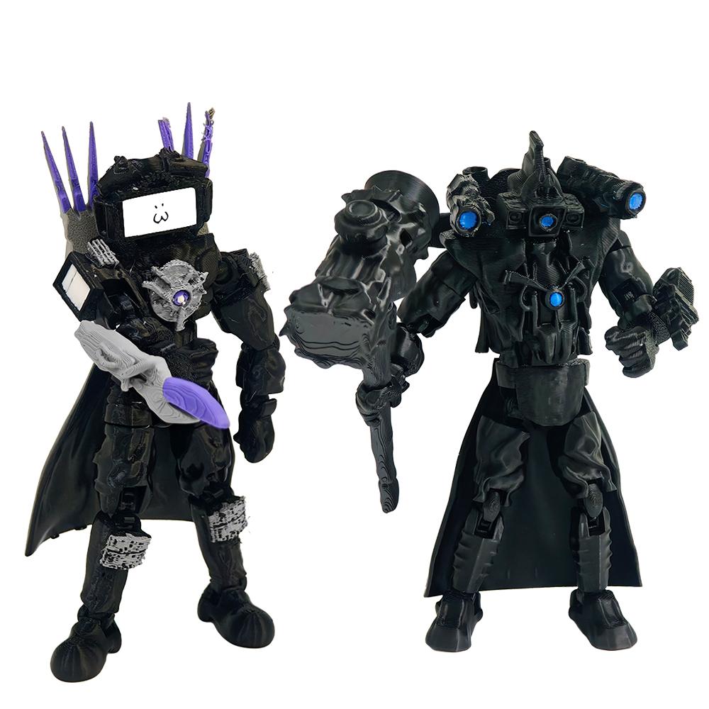 2026 Skibidis Toilets Action Figures 3D Printed Speakerman Clockman TV Man Articulated Models for Kids Birthday Gift
