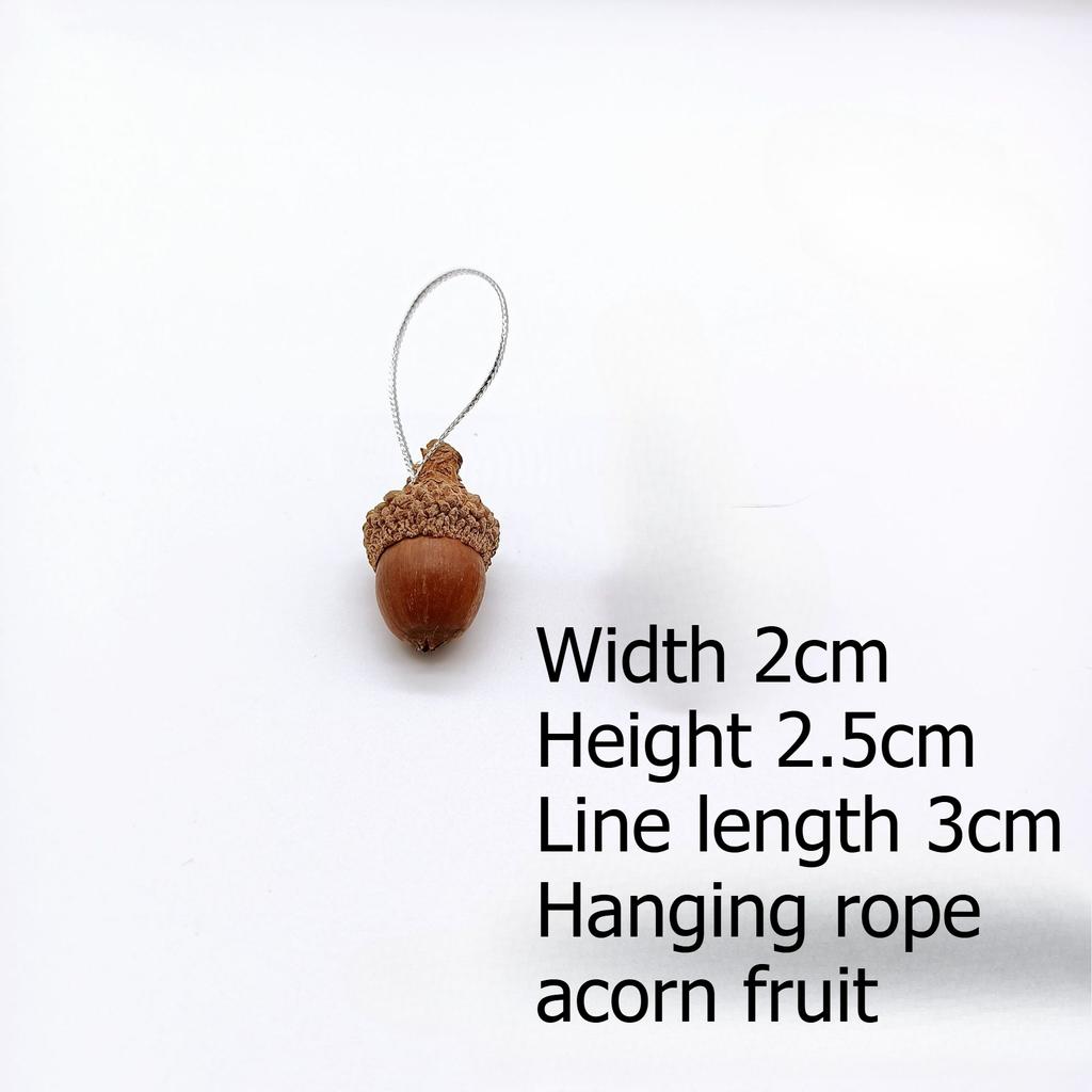 1pcs Acorn shells, handmade DIY materials, shooting props, dried flower fruit shells, acorn hats, Christmas wreath decorations, pendants, acorns