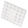 10 Sets Double Sided Foam Tapes Multifunctional Round PE Foam Self Adhesive Pads 20mmx1mm White