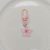 Colorful Transparent Flower Keychain Women's Cute Bag Charm & Earphone Decoration