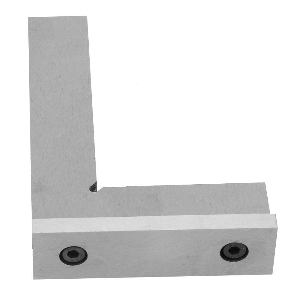 High Accuracy Carbon Steel Flat 90 Degree Right Angle Ruler with Seats Engineer Tool #3