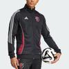 Adidas SS25 Football Jude Bellingham Training Logo Stripe Moisture-Wicking Slim Fit Long Sleeve Jacket Men Jacket Black JX1969