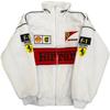 Herren Damen Retro Motorradjacke Baumwolle Gepolstert Winddicht Sportmantel Reiten Wandern Camping Outdoor