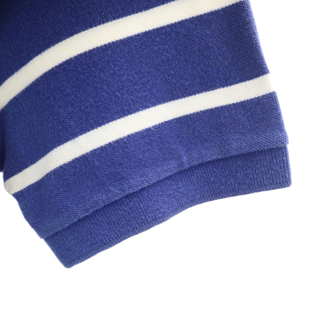 Polo by Ralph Lauren Border Pattern Short sleeve Polo shirt Kanoko fabric Men's Used