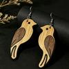 European Retro Wooden Little Bird Earrings - Versatile, Unique Style