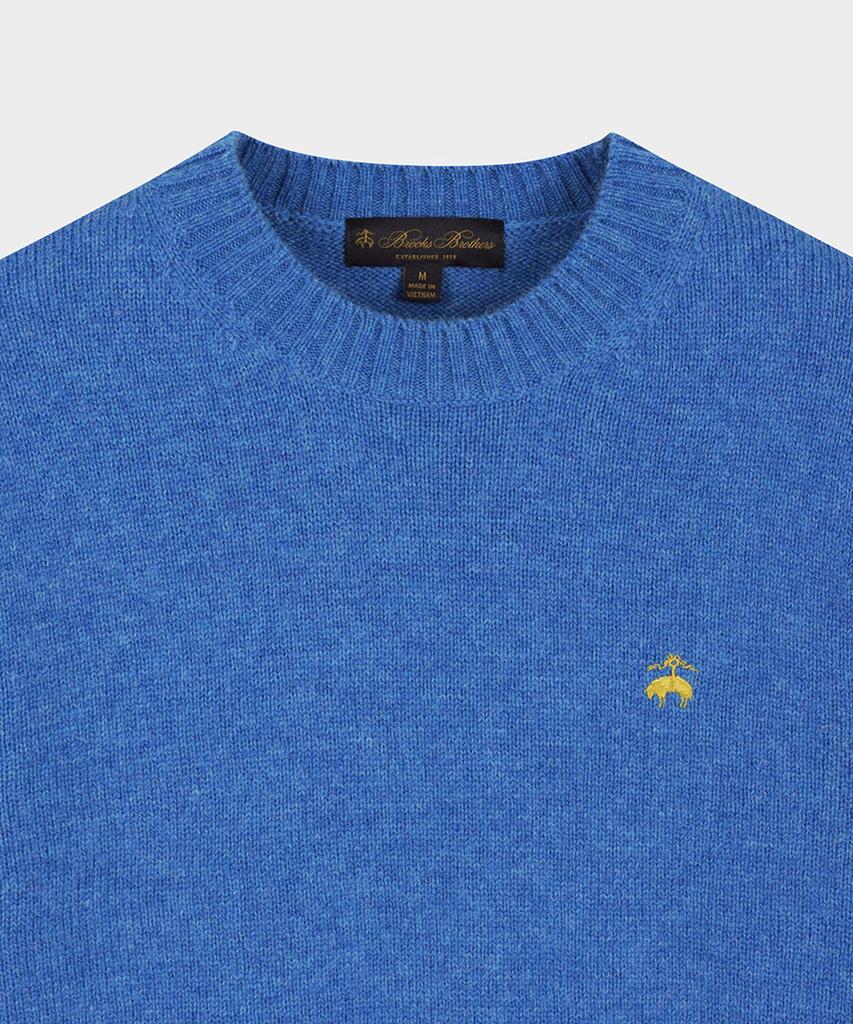 BROOKS BROTHERS [Heritage] Shetland Pullover Sweater (Blue) (Bbwrmhg413)