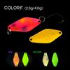 5pcs Glow Spinner Baits Rhombus Spoon Lures Double Side Painting Copper Spoon Fishing Lures Fishing Tackle