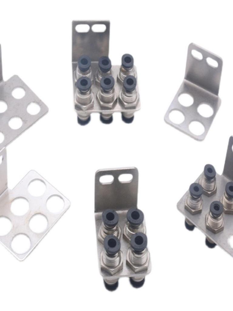 Robotic Arm L-Shaped 4/6 Position Joint - Single, Three, or Five-Axis Bracket for 4/6/8 mm