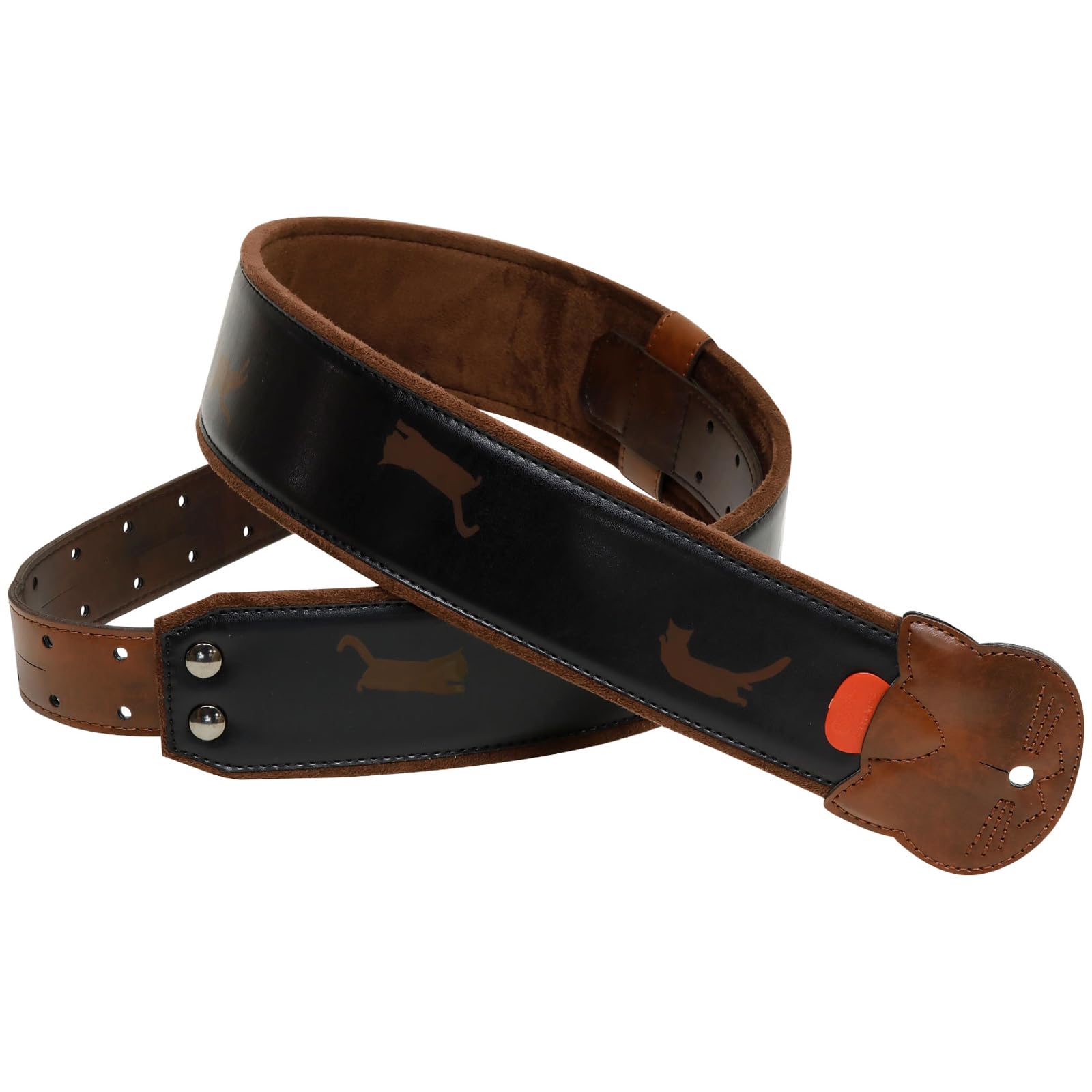 

Right On Straps Guitar Bass Strap Width Length YOJINEKO ESPRESSO BLACK [RightOn! STRAPS] 6cm, 96.5~146.5cm [] чёрный