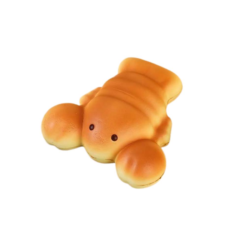 Lobster Toast Cat Squeeze Toy Crab Puppy Pinch Toy Cute Cartoon Fidget Toy  Practical Jokes