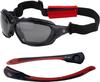 Platinum Sun Water Sports Floating Polarized Padded Convertible with Extreme Sports Jet Ski UV Protection Sunglasses, Strap, Goggles,